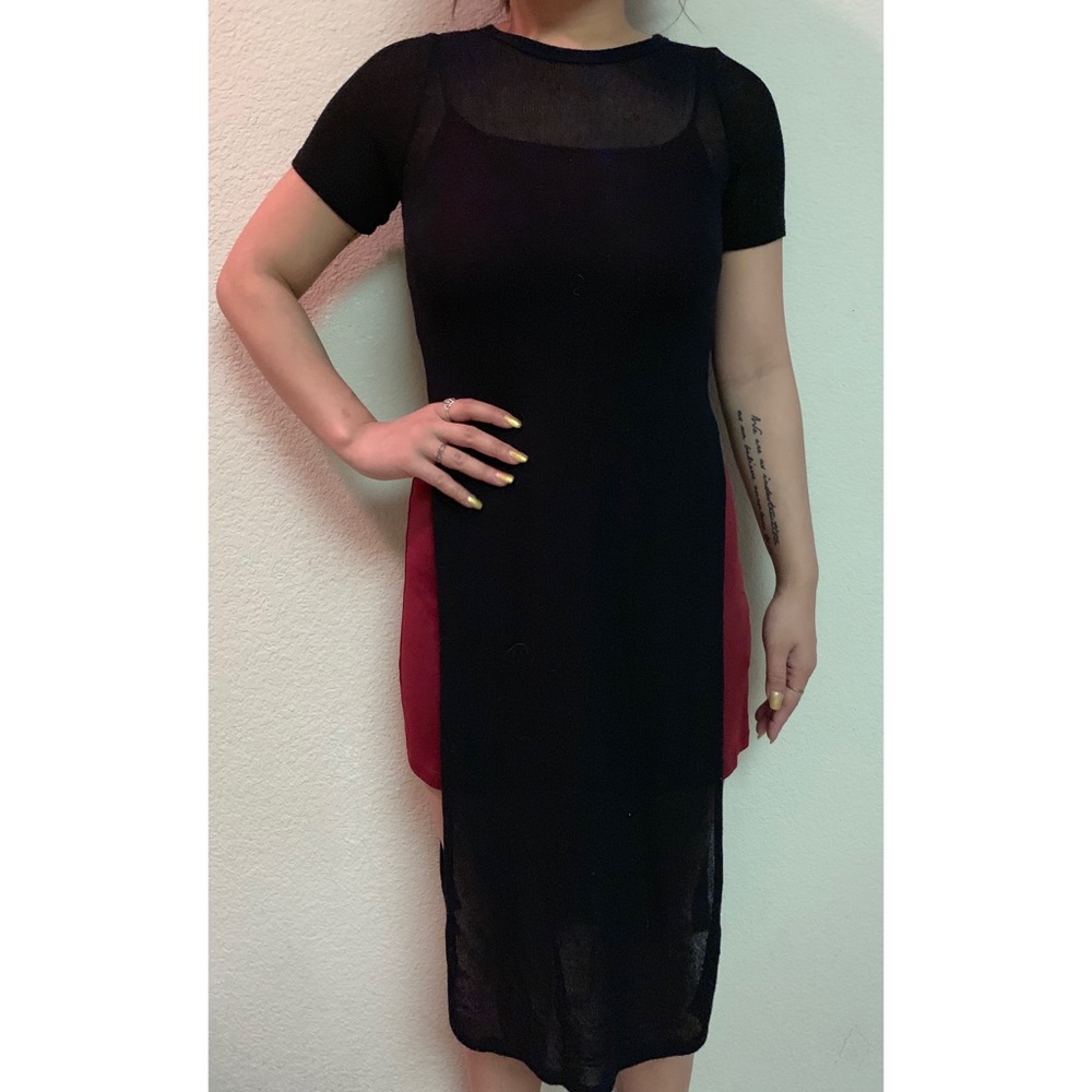 Forever 21 High-slit Long Shirt